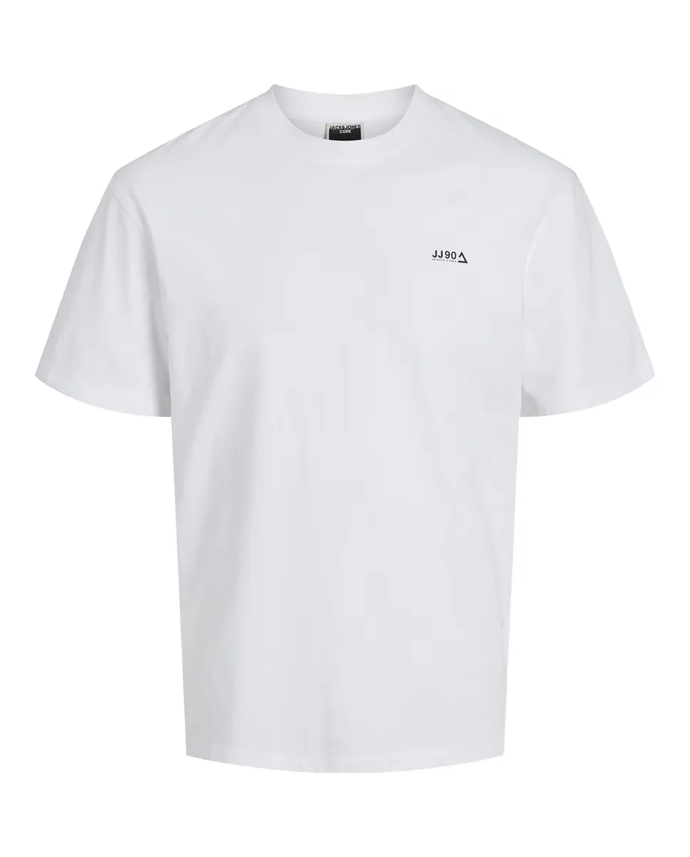

Мужская футболка с короткими рукавами, круглым вырезом и принтом сбоку Jack & Jones, белый