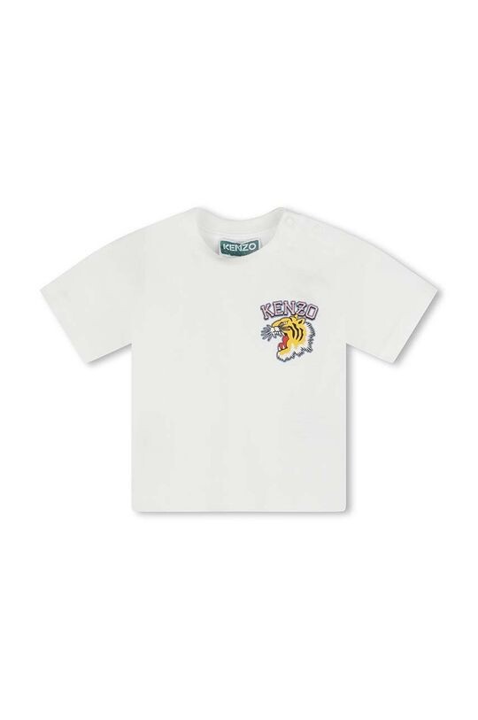 

Kenzo kids Хлопковая детская футболка, белый