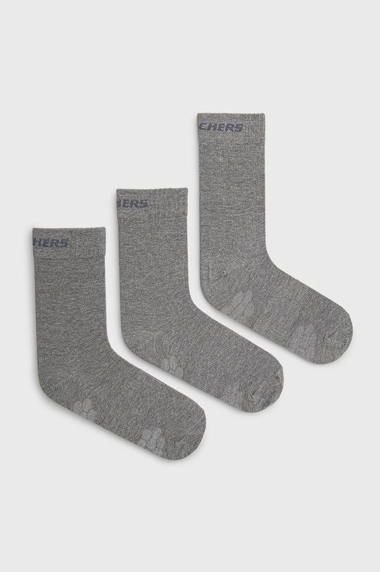 3 упаковки носков Skechers, серый