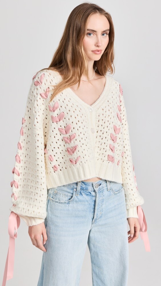 

Кардиган For Love & Lemons Laurel, белый