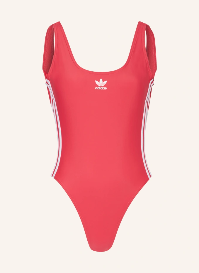 

Купальник adicolor 3 полоски Adidas, белый