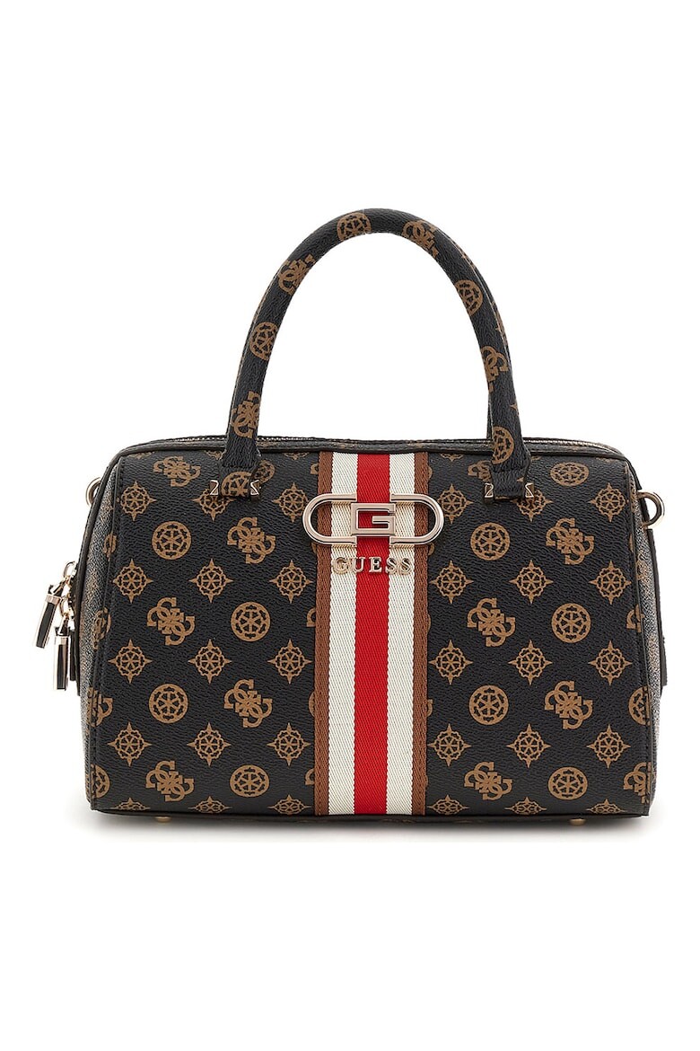 

Сумка Nelka из экокожи с монограммой Guess, коричневый