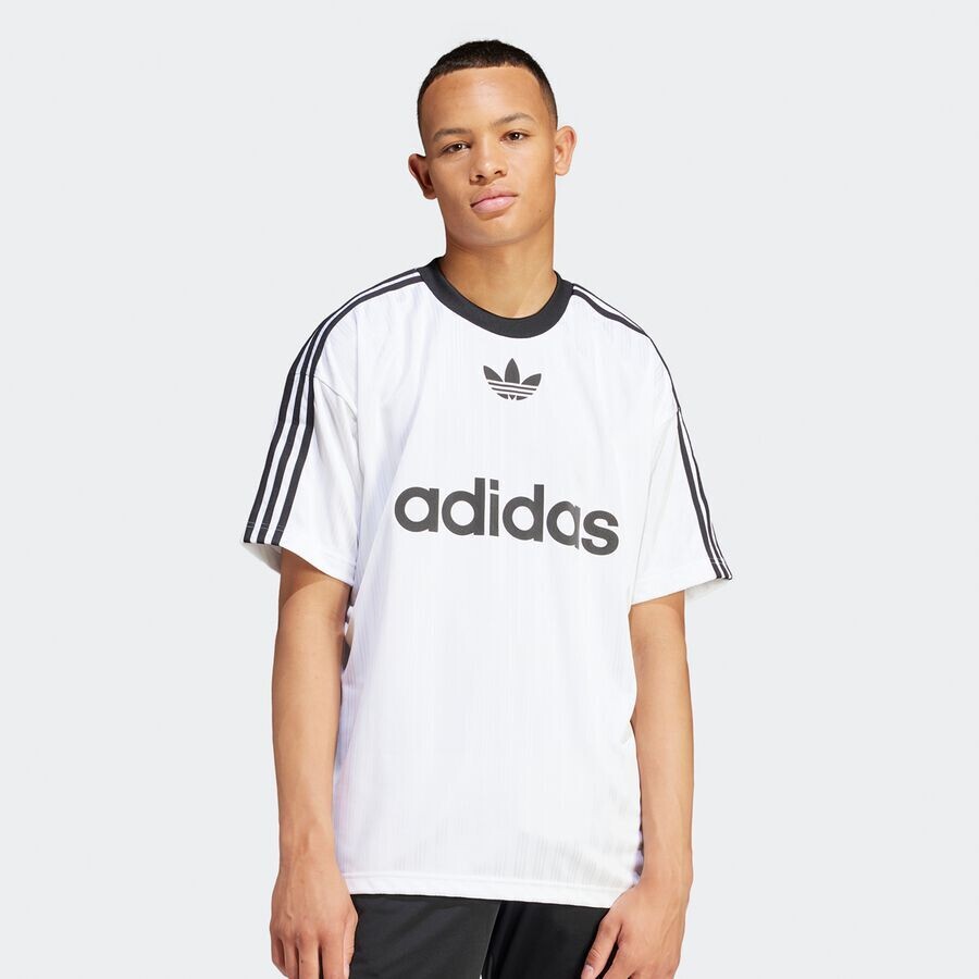 

Майка adicolor 3-Stripes Jersey adidas Originals, цвет white/black
