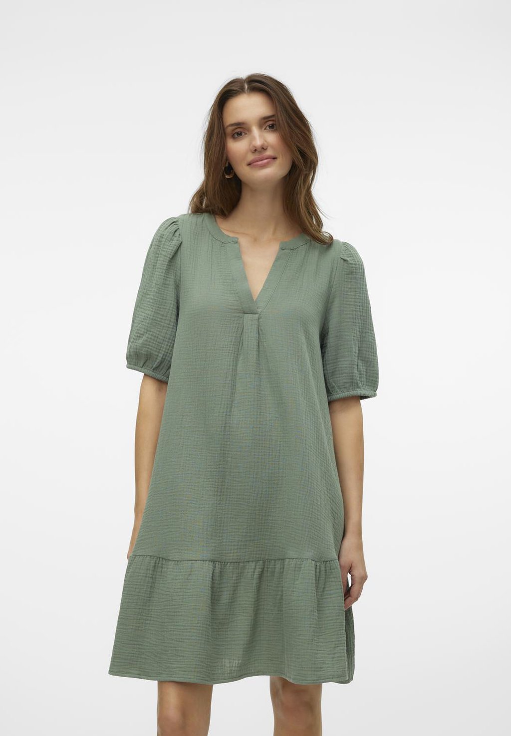 

Летнее платье Vmnatali 2/4 Dress Vero Moda, зеленый