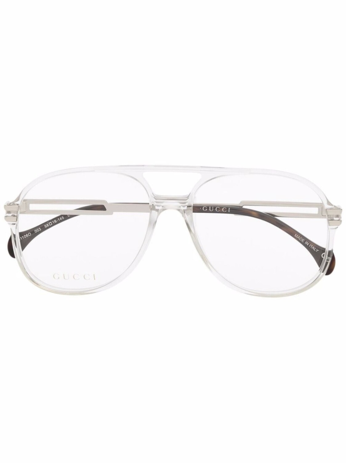 

Gucci Eyewear очки-пилоты, белый