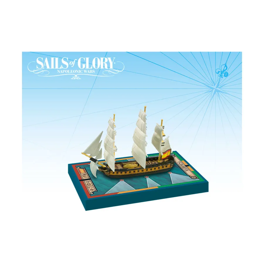 

Испанский - Маонеса 1789 г., Sails of Glory - Napoleonic Wars - Ship Packs - Series V (1:1000)