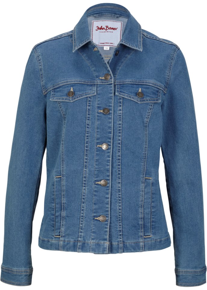 Джинсовая куртка John Baner Jeanswear, голубой