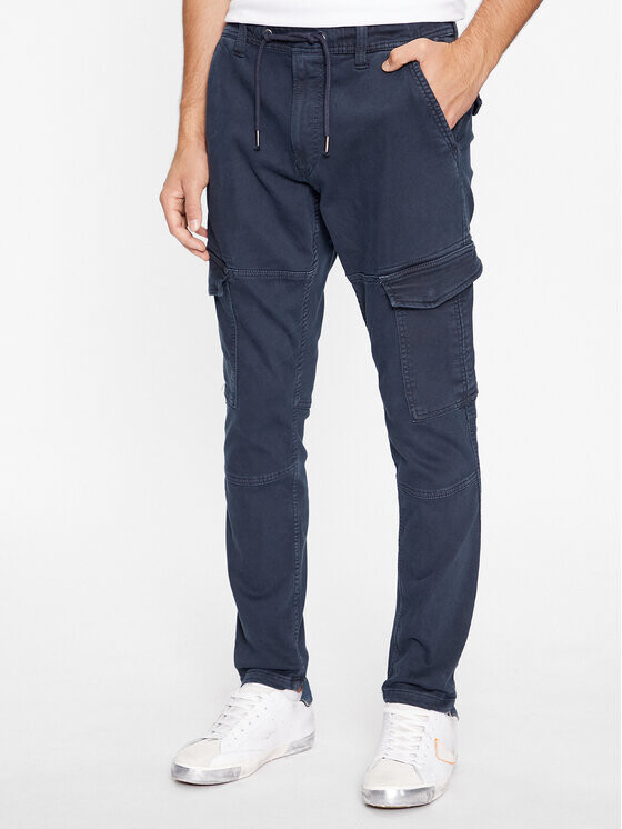 

Тканевые брюки стандартного кроя Pepe Jeans, синий
