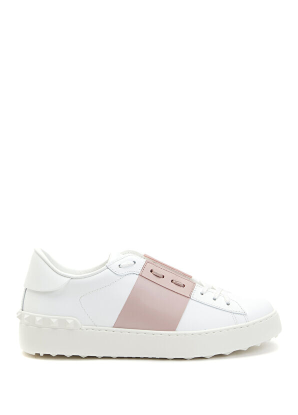 

Открытые женские кожаные кроссовки Valentino Garavani, белый