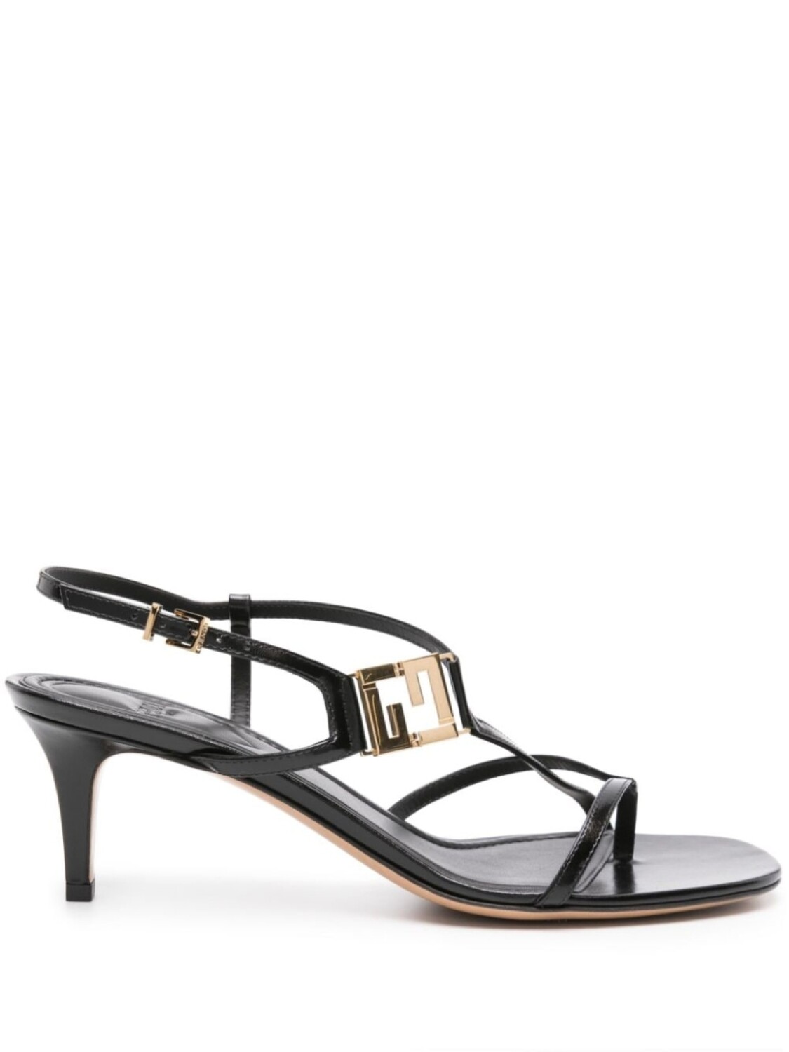 

FENDI босоножки FFold 55, черный