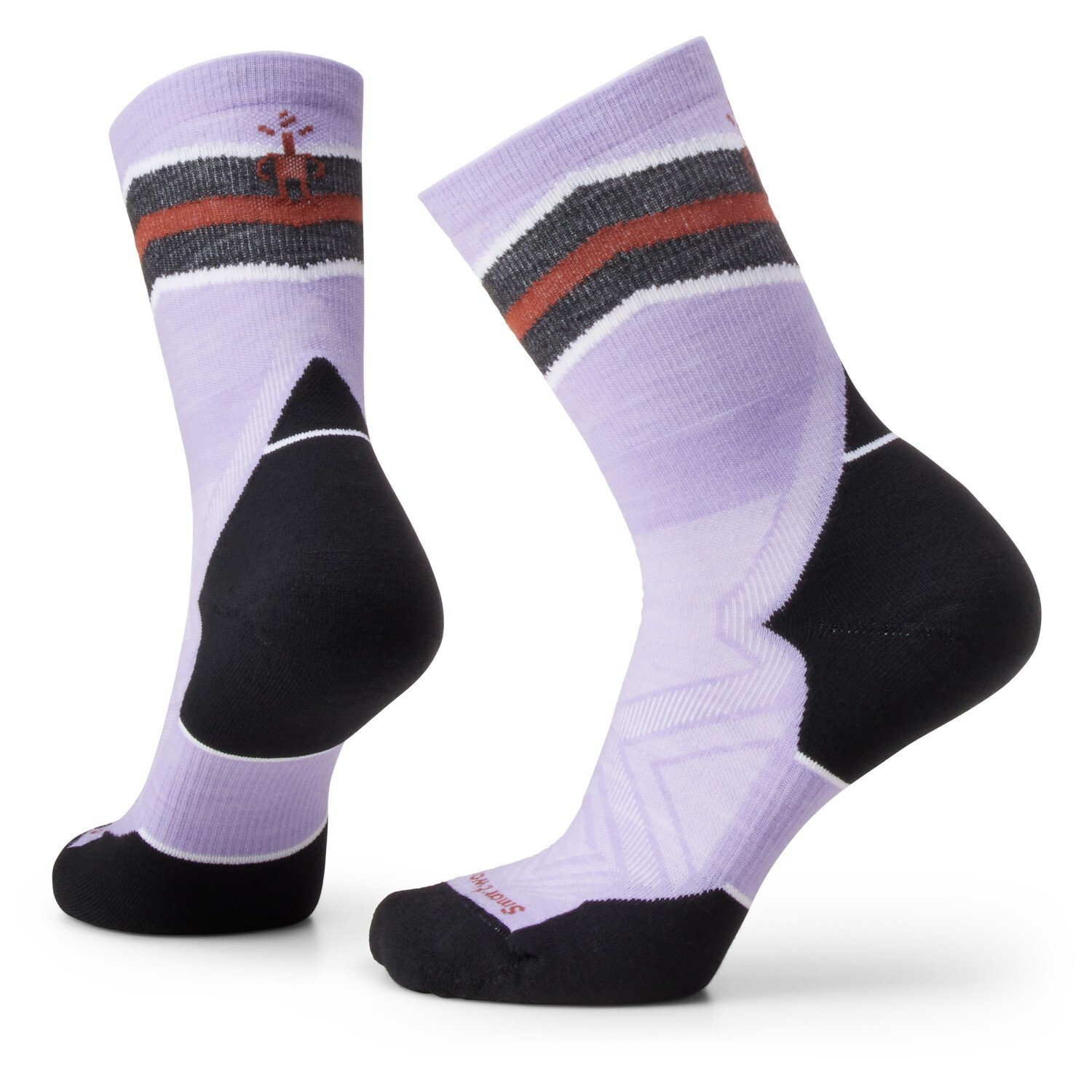 

Носки для бега Smartwool Women's Run Targeted Cushion Mid Crew, цвет Ultra Violet