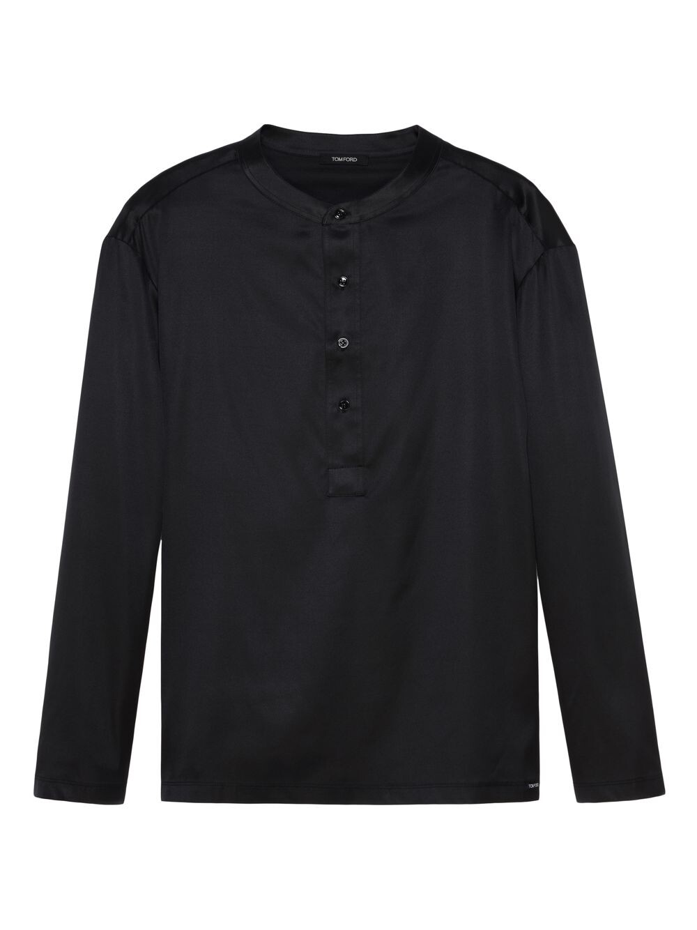 

Шелковая пижама Henley Tom Ford, черный