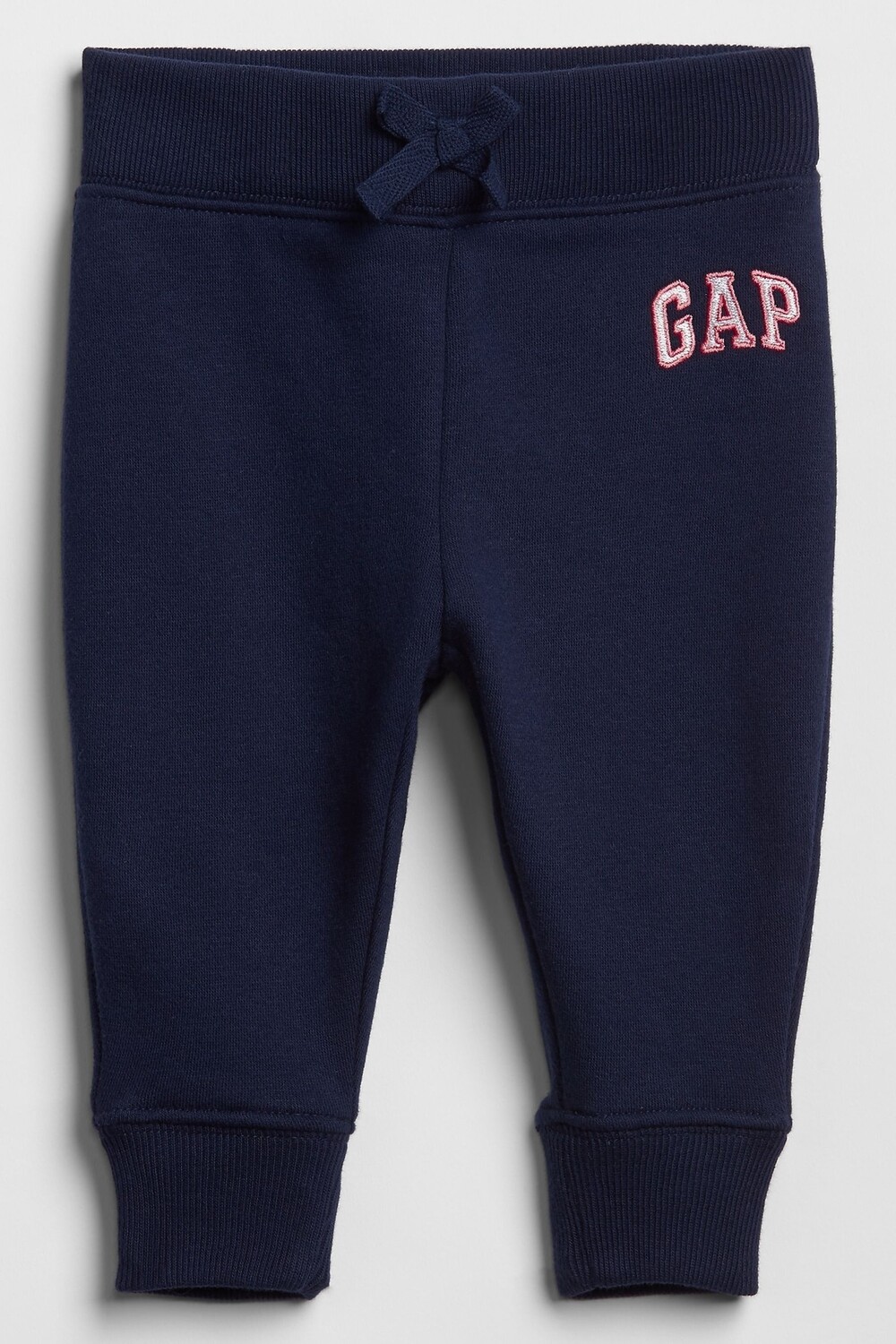 

Флисовые джоггеры с неоновым логотипом Gap, синий