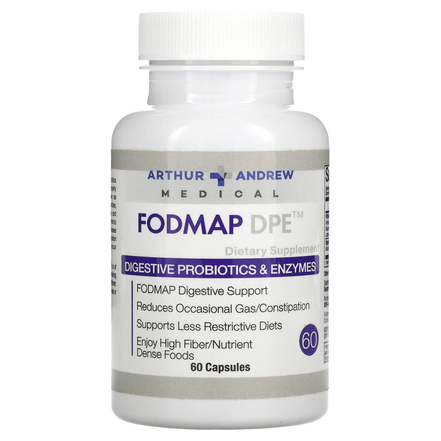 

FODMAP DPE`` 60 капсул, Arthur Andrew Medical