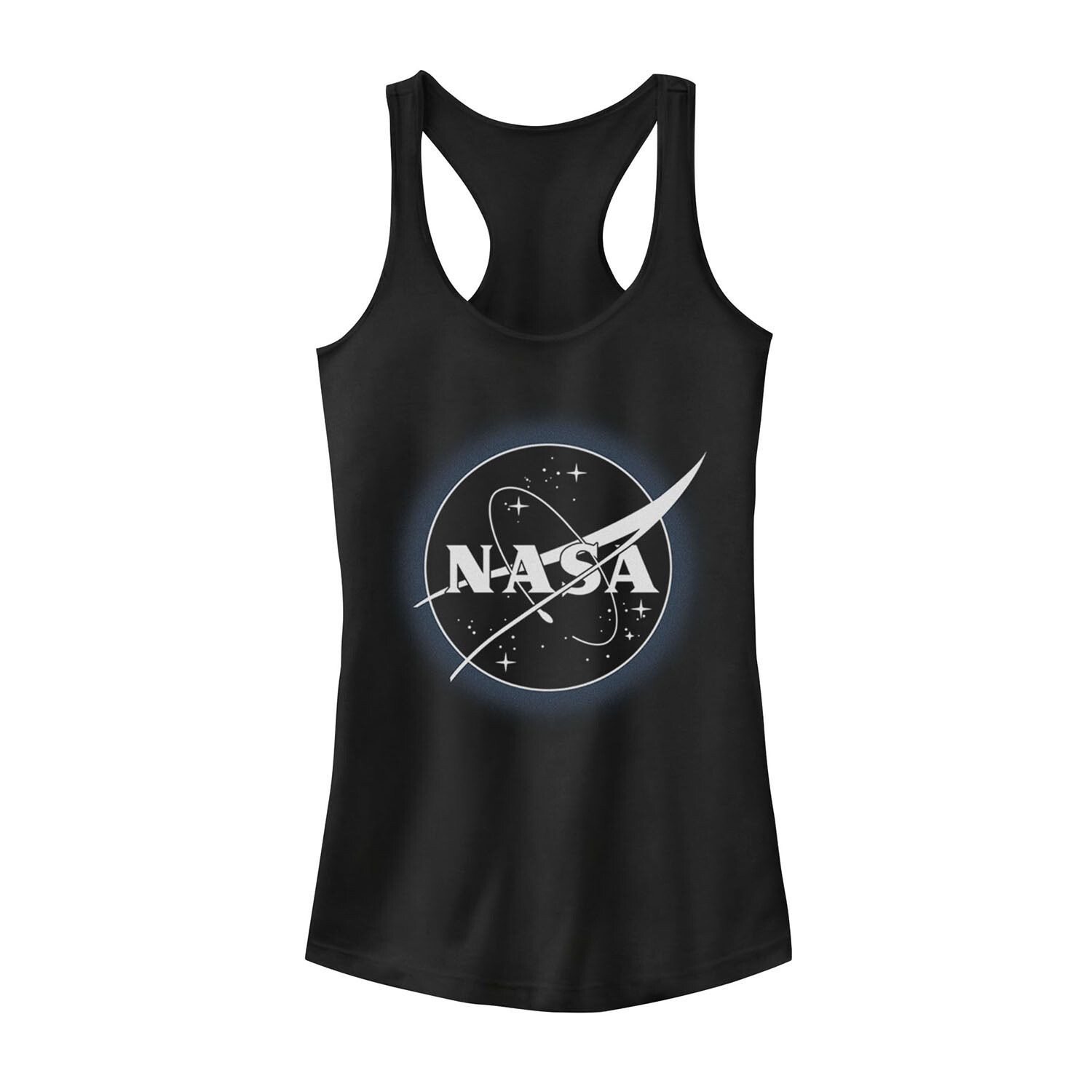 

Майка для юниоров со светящимся черно-белым логотипом NASA Licensed Character