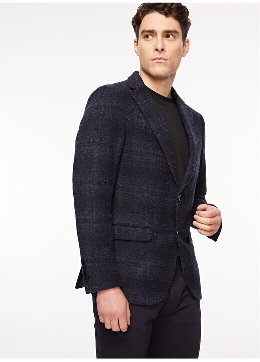 

Мужская куртка Slim Fit темно-синего цвета 4A0424100025 Altınyıldız Classics, темно-синий