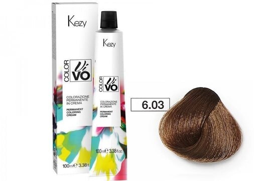 

Краска для волос Kezy Color Vivo 100 мл 6.03 натуральный золотистый темно-русый