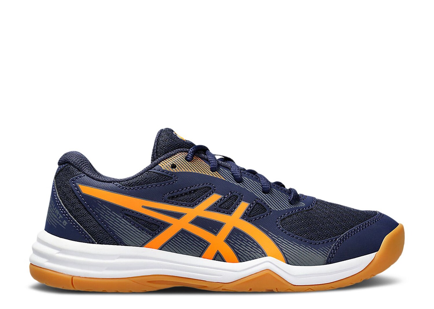

Кроссовки ASICS Upcourt 5 Gs 'Peacoat Shocking Orange', синий