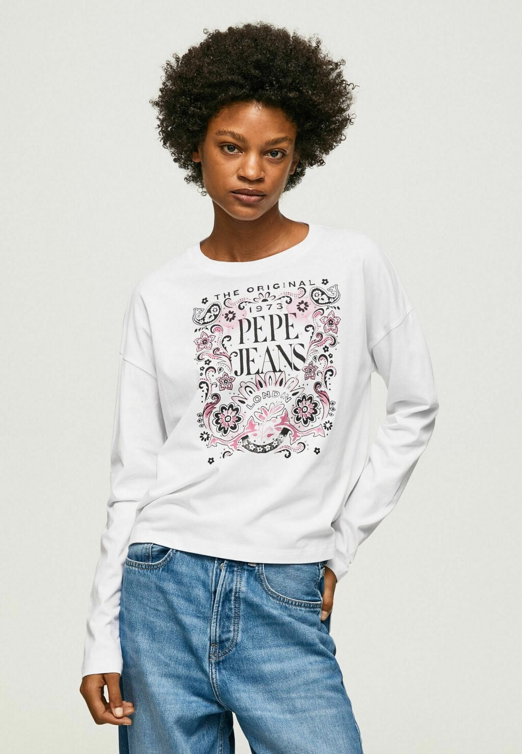 

Рубашка с длинным рукавом Pepe Jeans, белый