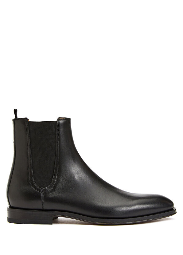 

Мужские кожаные ботинки с черной тесьмой Ferragamo