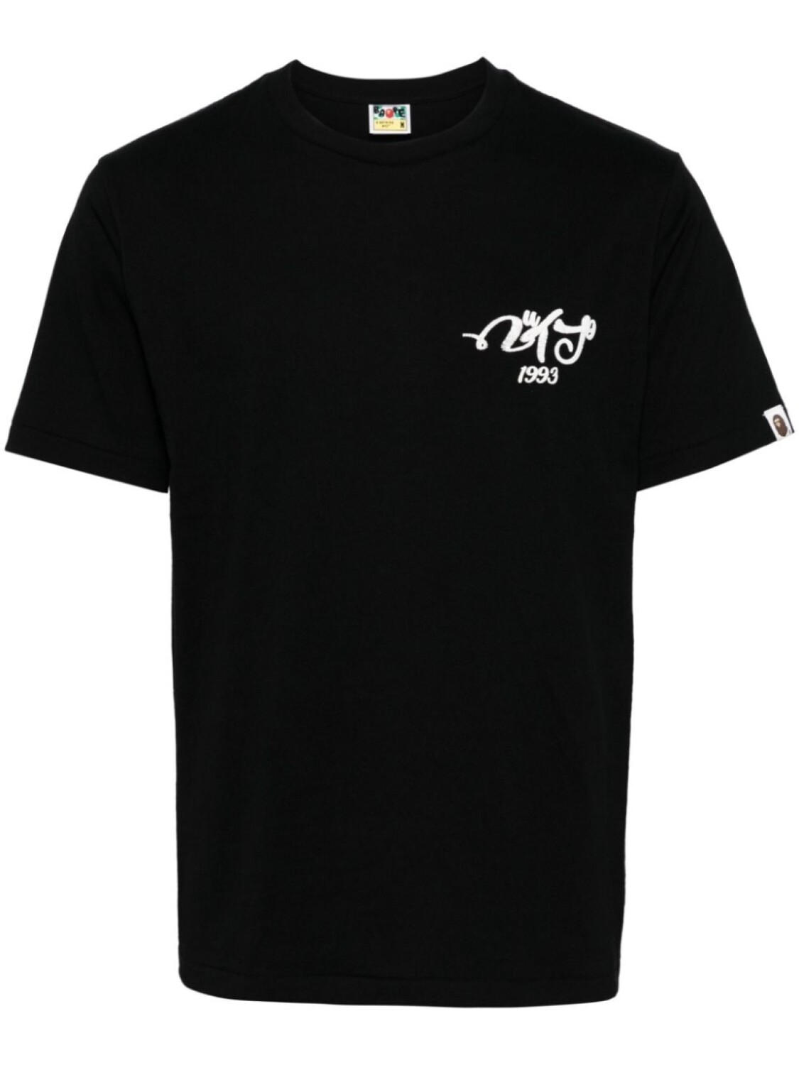 

A BATHING APE футболка с вышивкой, черный