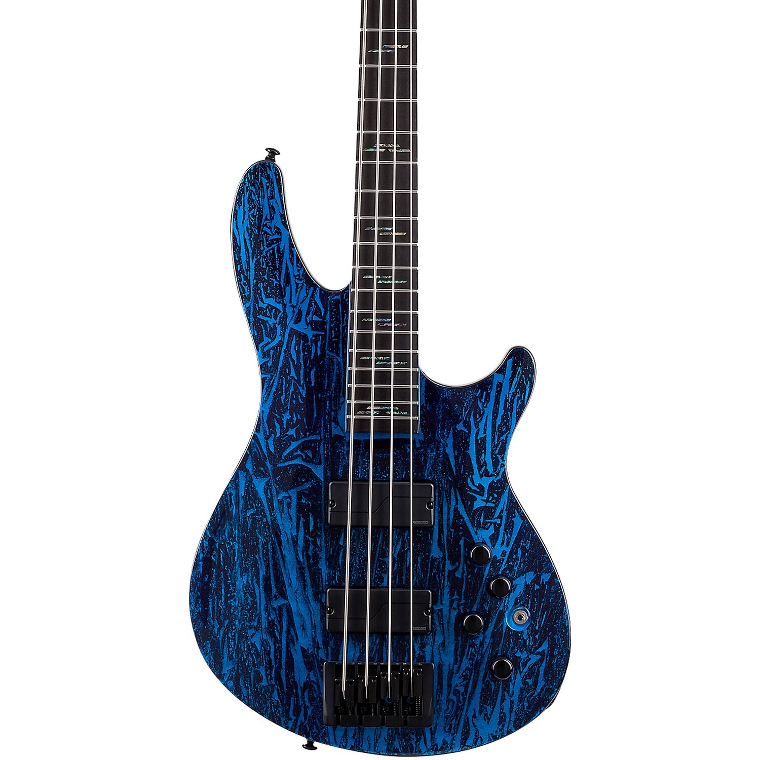 

Schecter Guitar Research C-4 Silver Mountain 4-струнная электробас-гитара ограниченной серии Corrosive Cobalt