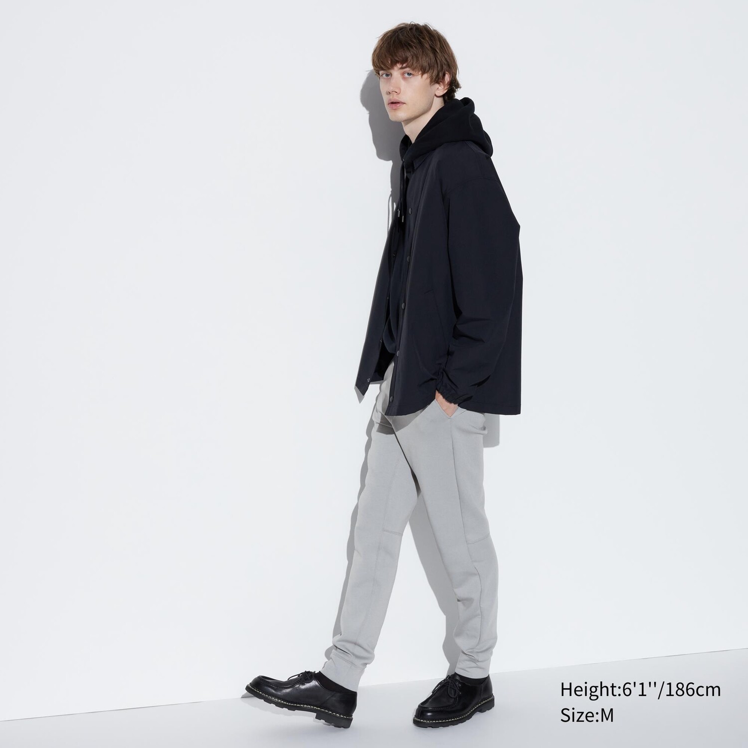 

Брюки сухие эластичные (длинные) UNIQLO, светло-серый