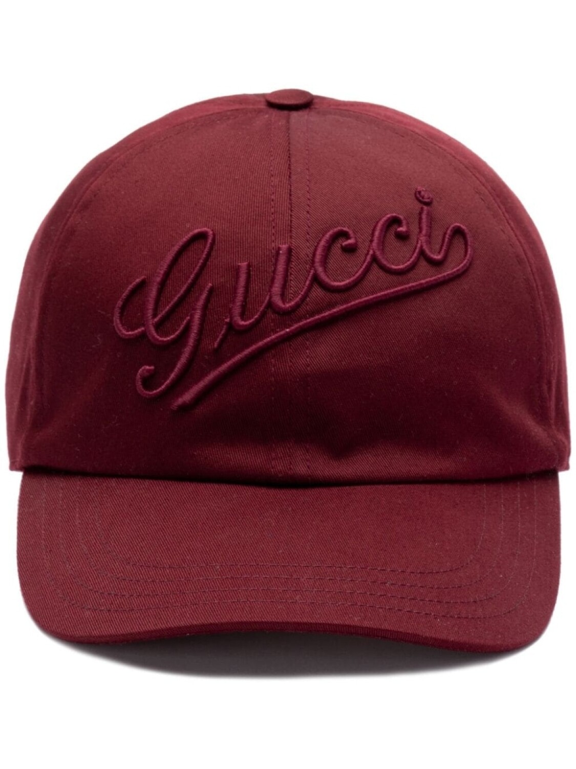 

Gucci бейсболка с вышитым логотипом, красный