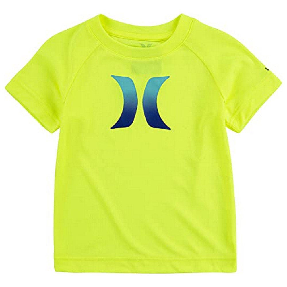 

Рашгард Hurley Ombre Icon UPF Girl Short Sleeve, желтый