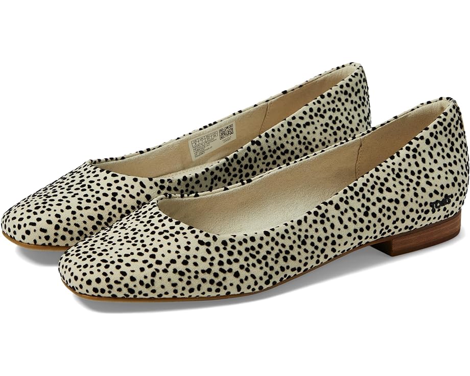 Туфли на плоской подошве TOMS Briella, цвет Flocked Mini Cheetah