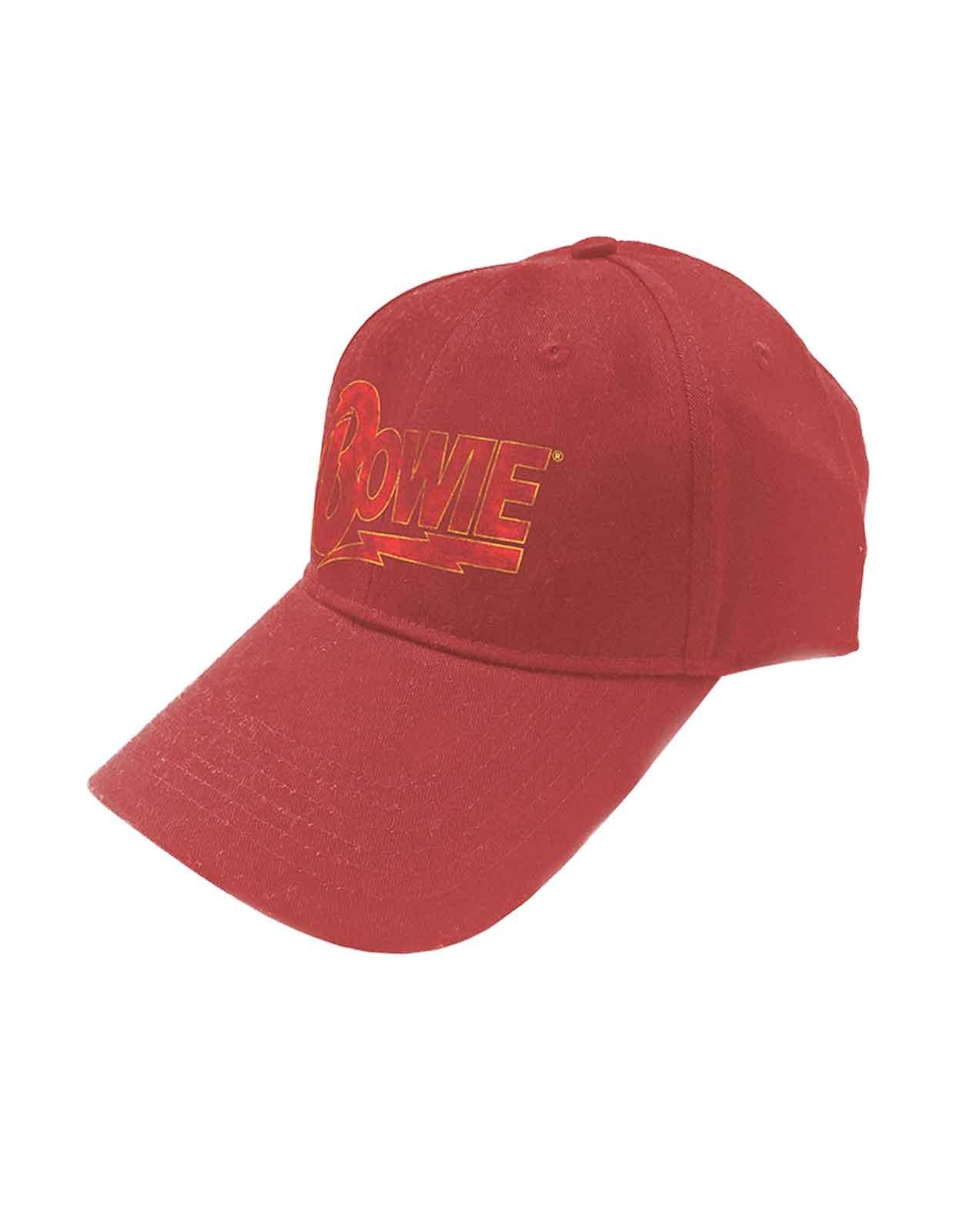 Бейсбольная кепка Snapback с логотипом Flash David Bowie, красный бейсболка красный
