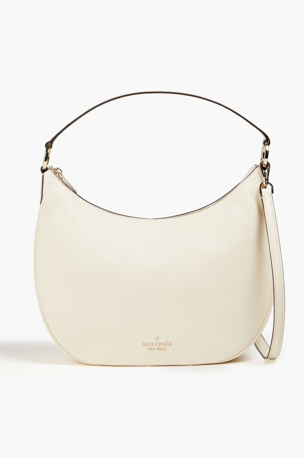 

Сумка на плечо из шагреневой кожи Kate Spade New York, крем