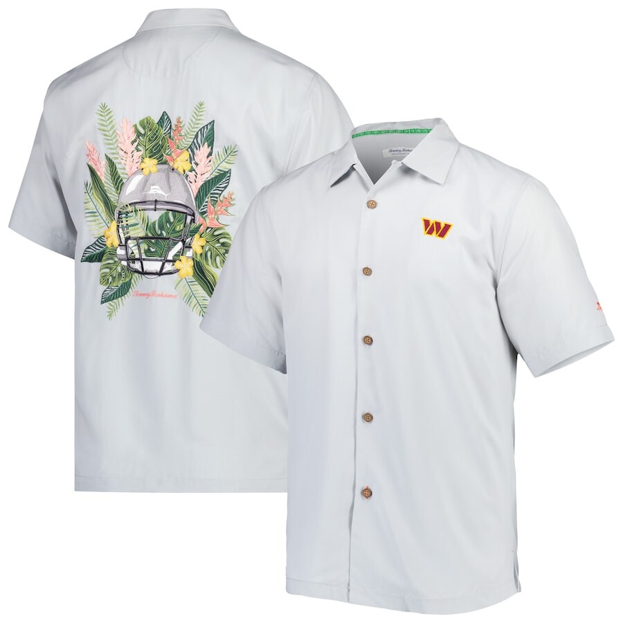 

Рубашка Tommy Bahama Washington Commanders, серый