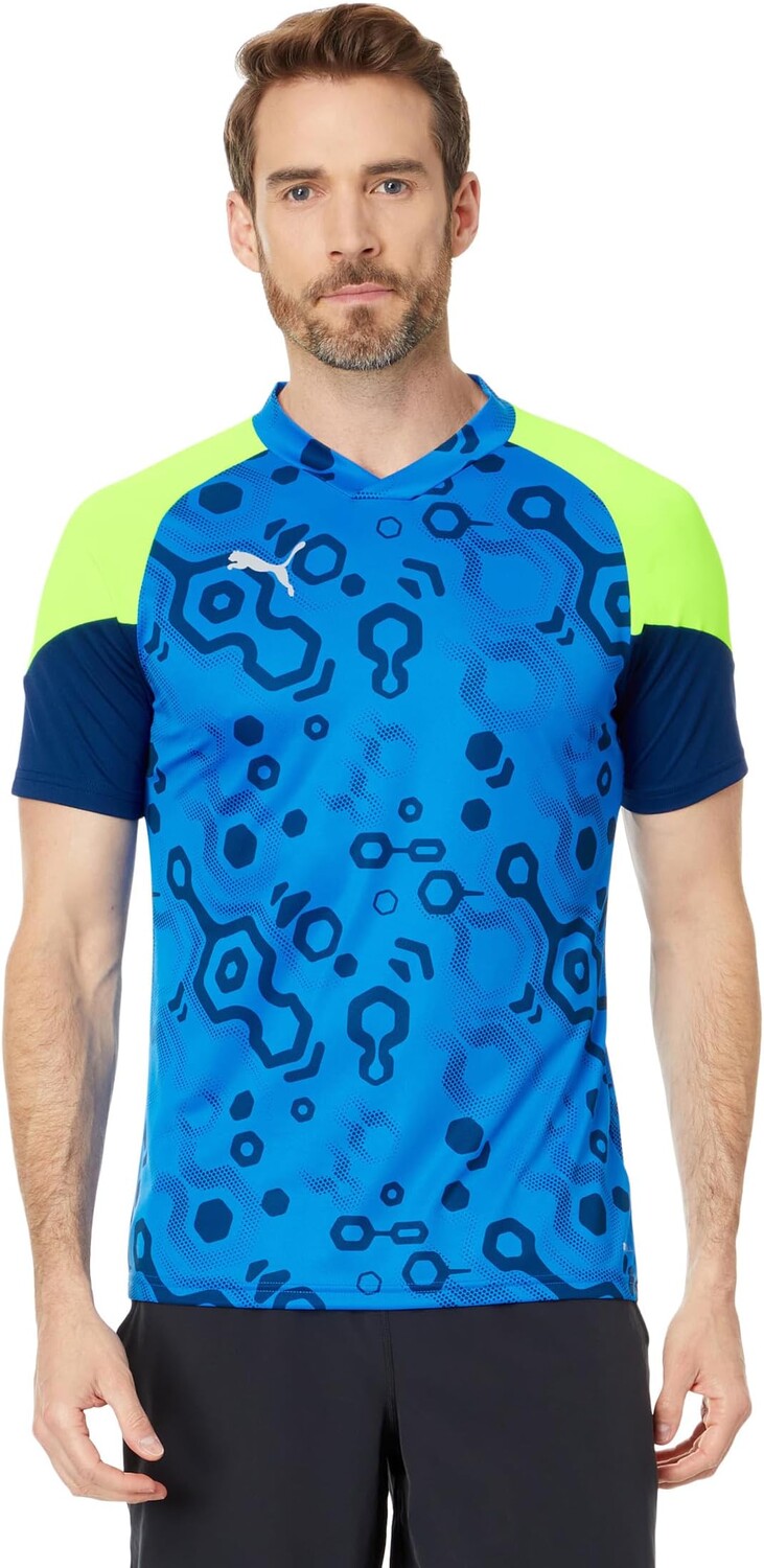 

Джерси индивидуального кубка PUMA, цвет Persian Blue/Pro Green