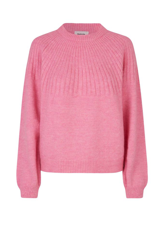 Пуловер «Перемирие» с круглым вырезом Modström, розовый мягкие игрушки fancy альпака 31 см