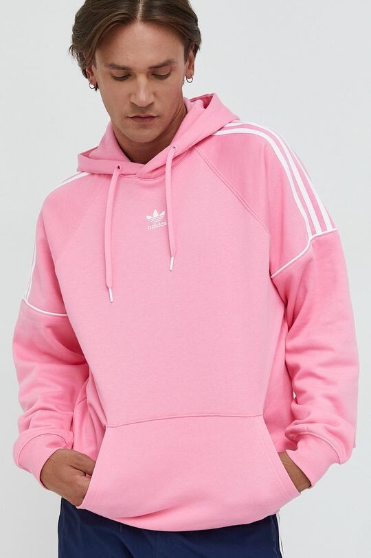

Хлопковая толстовка adidas Originals, розовый