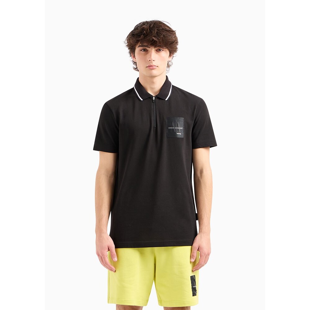 

Поло Armani Exchange 3DZFJA_ZJXHZ, черный