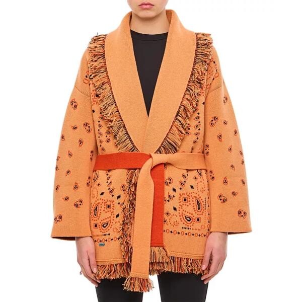 

Кардиган bandana jacquard cashmere cardigan Alanui, мультиколор