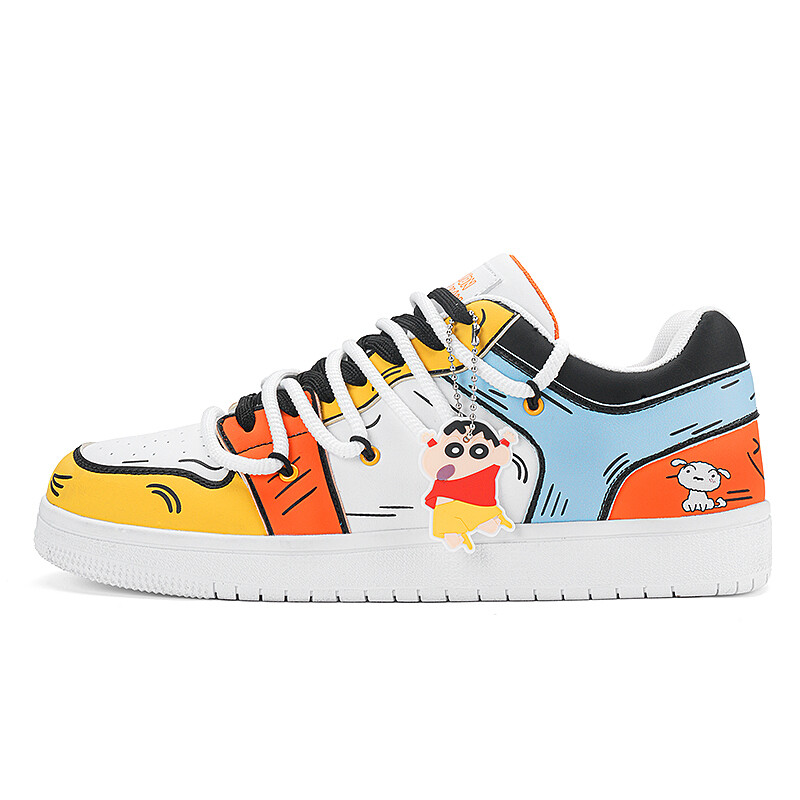

Кроссовки Crayon Shinchan/Crayon Shinchan Skateboarding Shoes Unisex Low-top, цвет Multicolor
