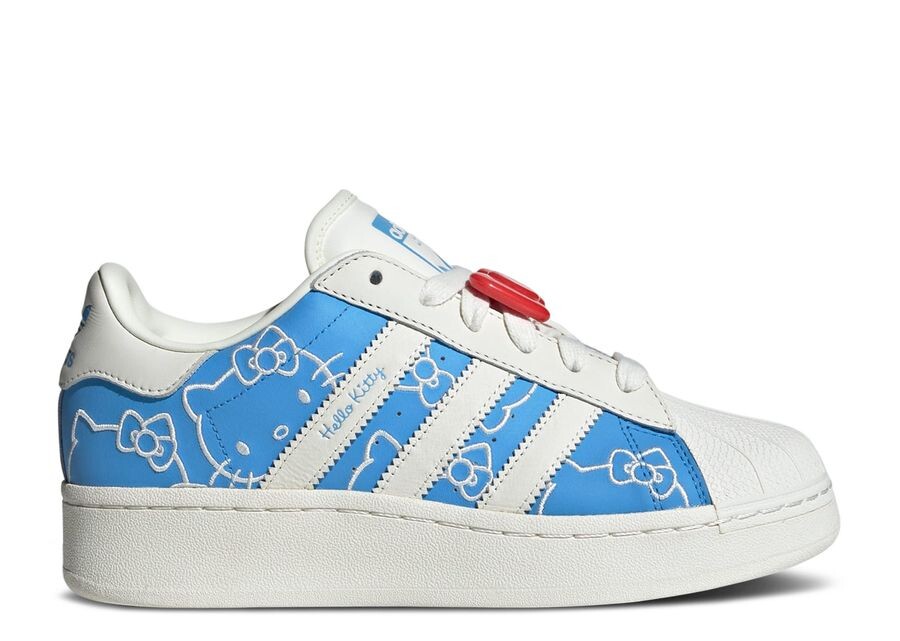 

Кроссовки adidas Hello Kitty X Wmns Superstar XLG, цвет Blue Burst