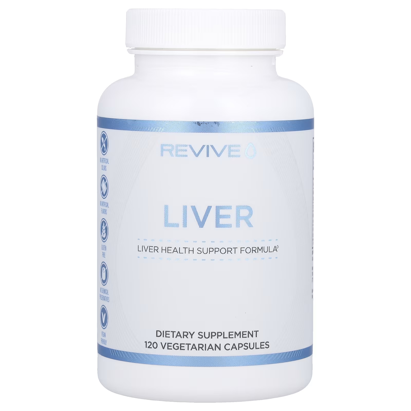 Пищевая добавка Revive Liver для печени, 120 вегетарианских капсул adrenalcore 60 вегетарианских капсул revive