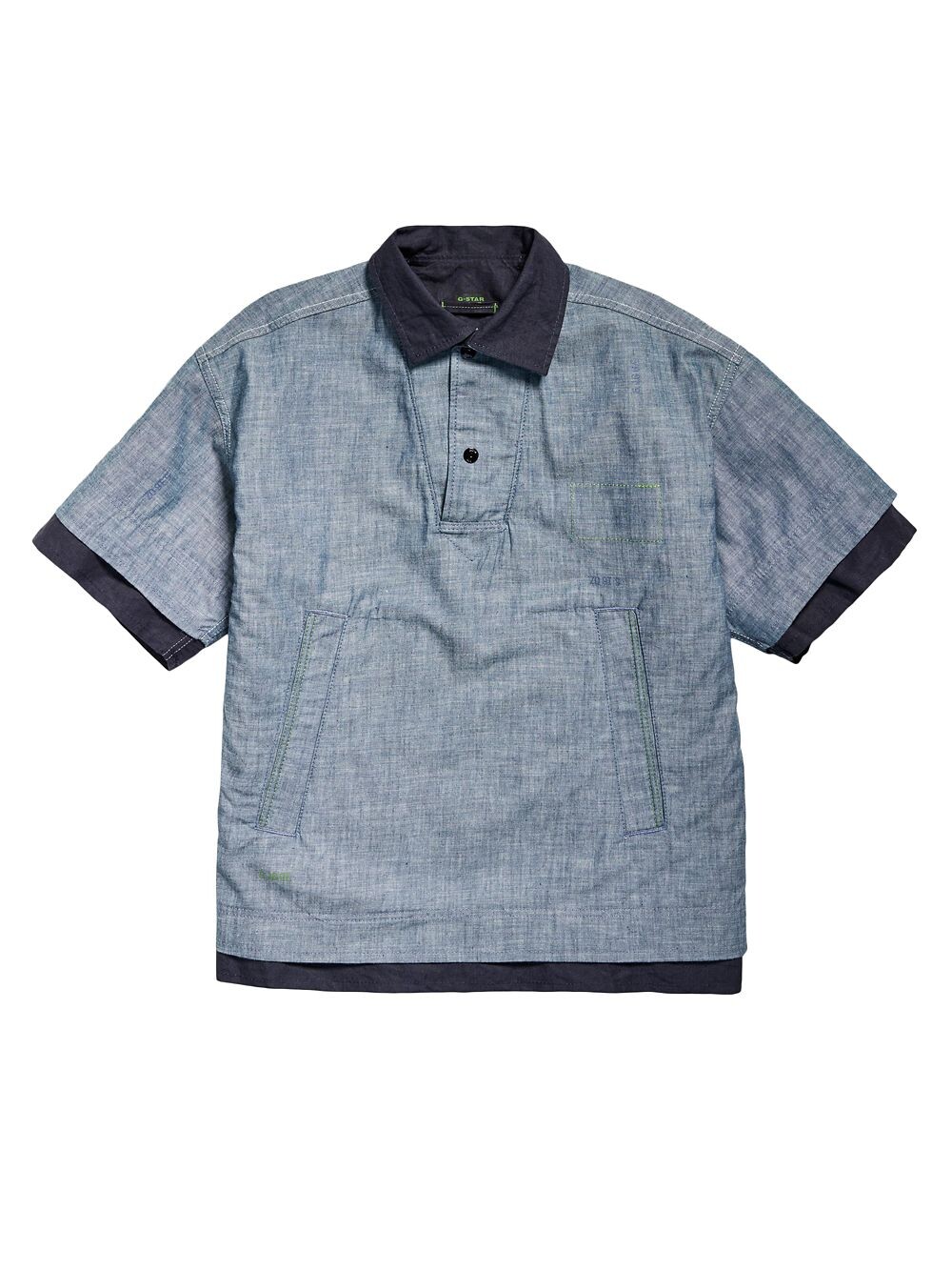 

Двусторонняя хлопковая рубашка поло G-Star RAW