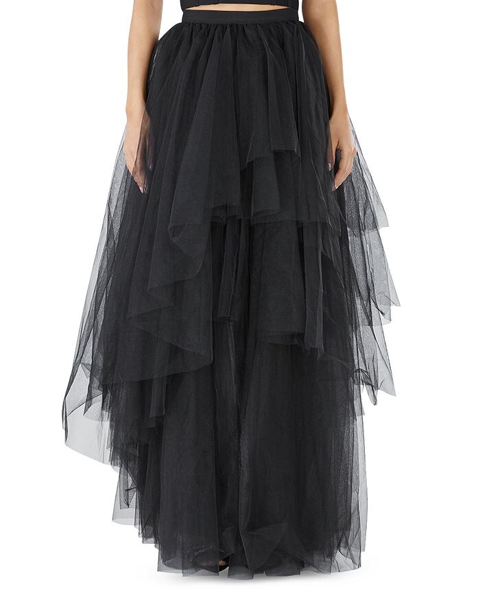 

Многоуровневая юбка из тюля с оборками Gardenia BCBGMAXAZRIA