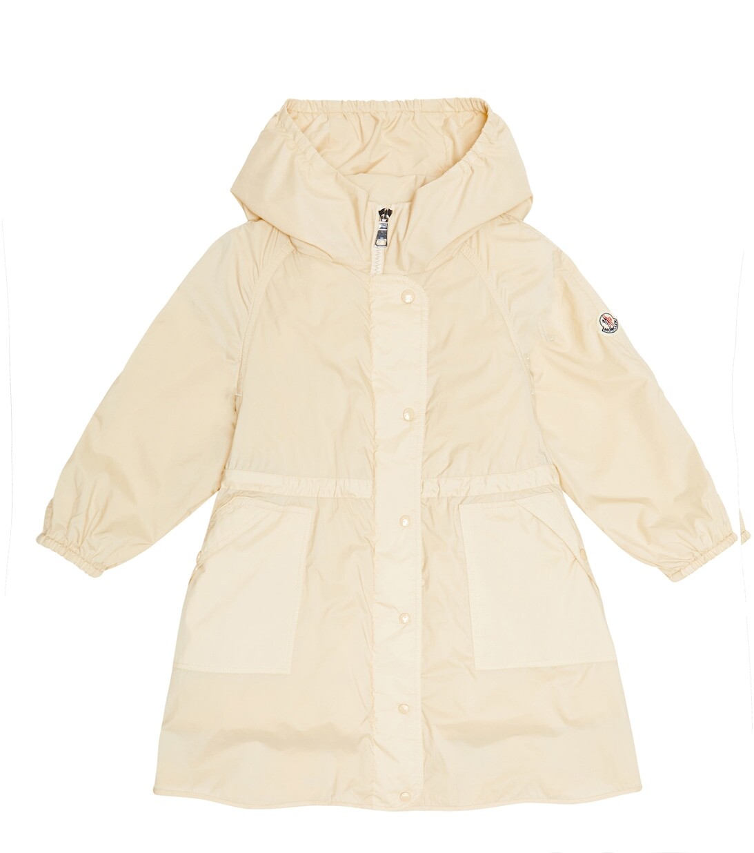 

Пуховик Lins Moncler Enfant, бежевый