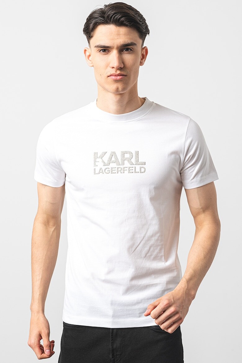 

Футболка с логотипом Karl Lagerfeld, белый