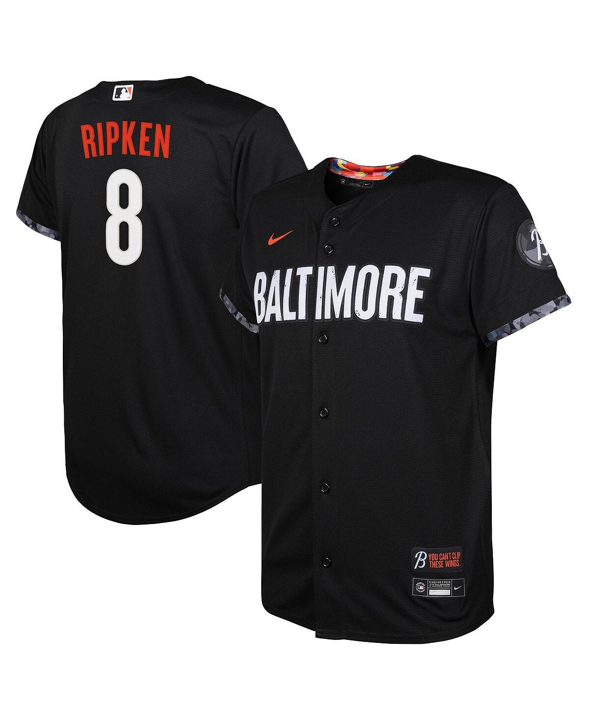 

Реплика Джерси Big Boys Black Baltimore Orioles Кэла Рипкена 2023 City Connect Nike