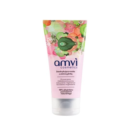 

Детоксицирующая маска с зеленой глиной для всех типов кожи, 50 мл Amvi Cosmetics