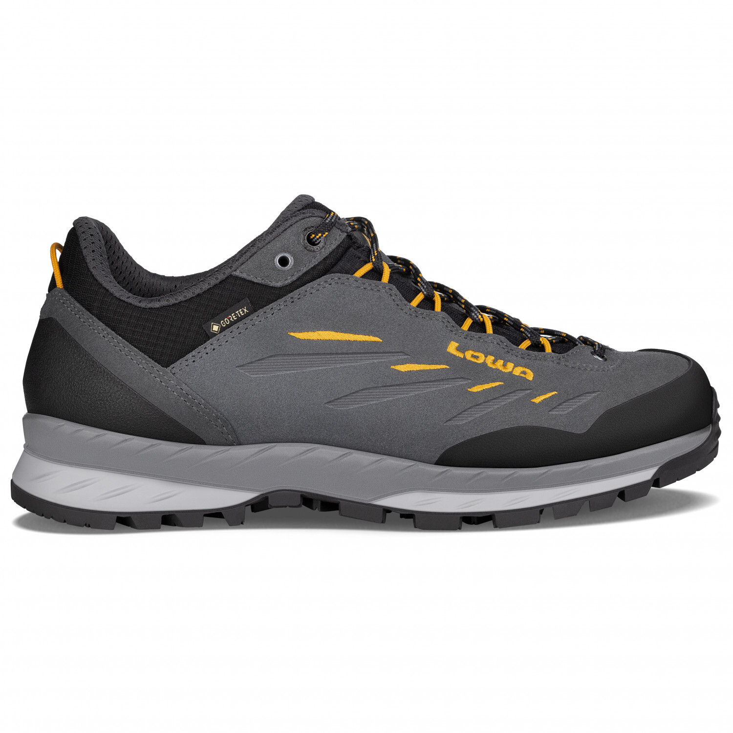 

Ботинки для прогулки Lowa Delago GTX LO, цвет Asphalt/Mango