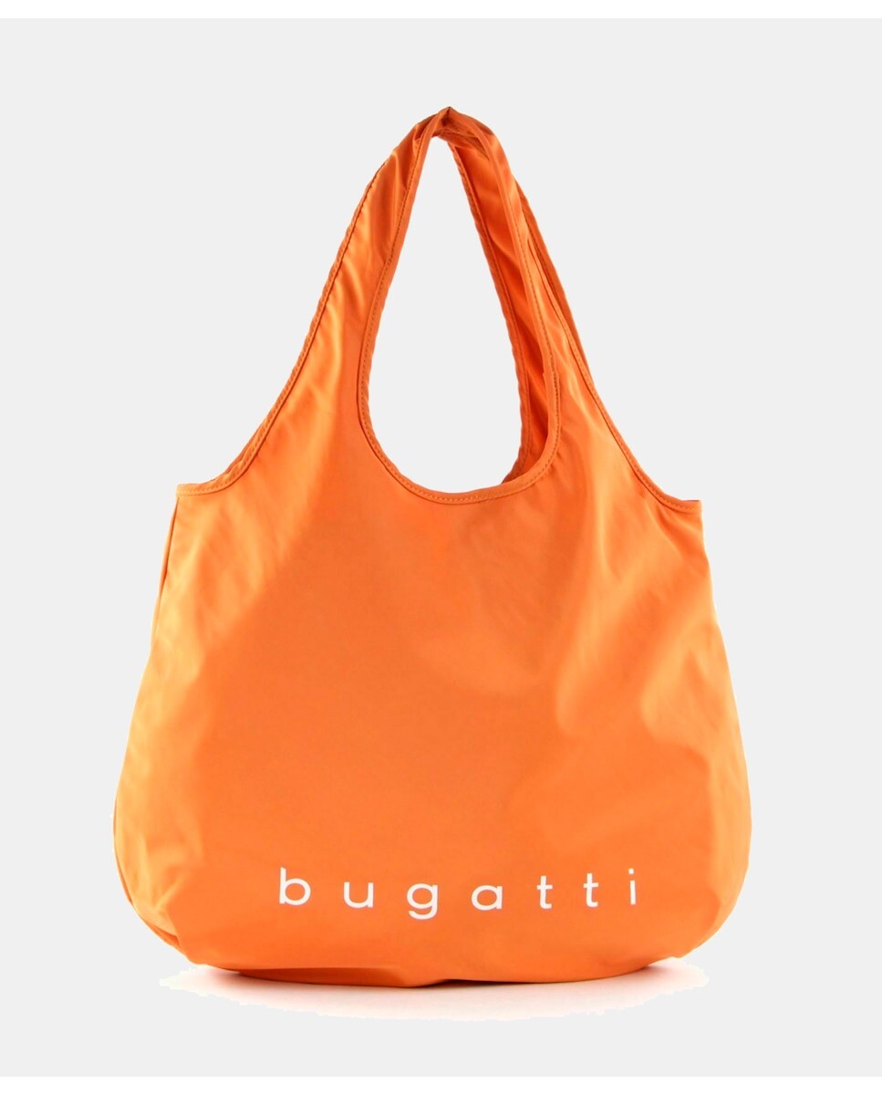 

Сумка-шопер с оранжевыми ручками Bugatti, оранжевый