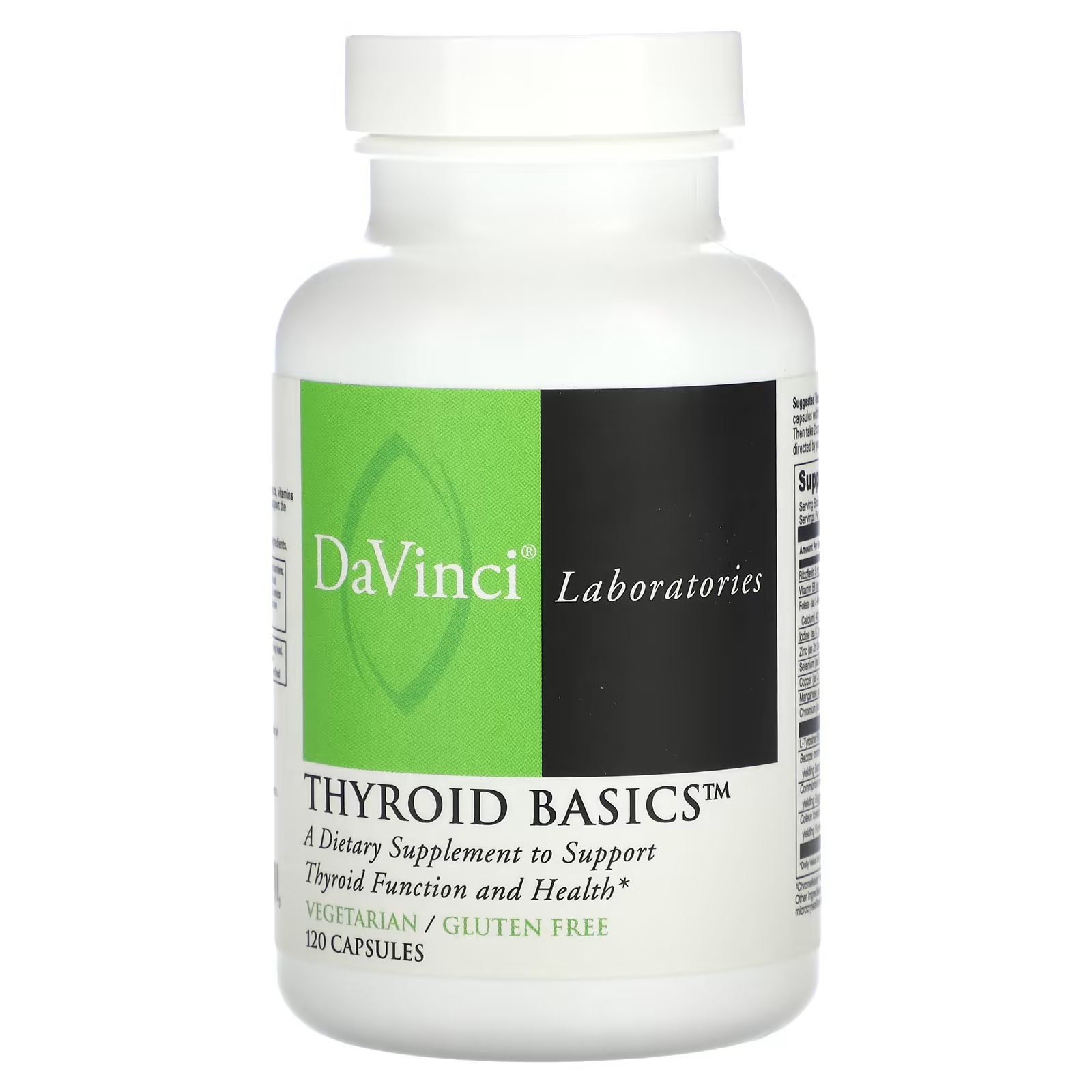 DaVinci Laboratories of Vermont для поддержания щитовидной железы 120 капсул